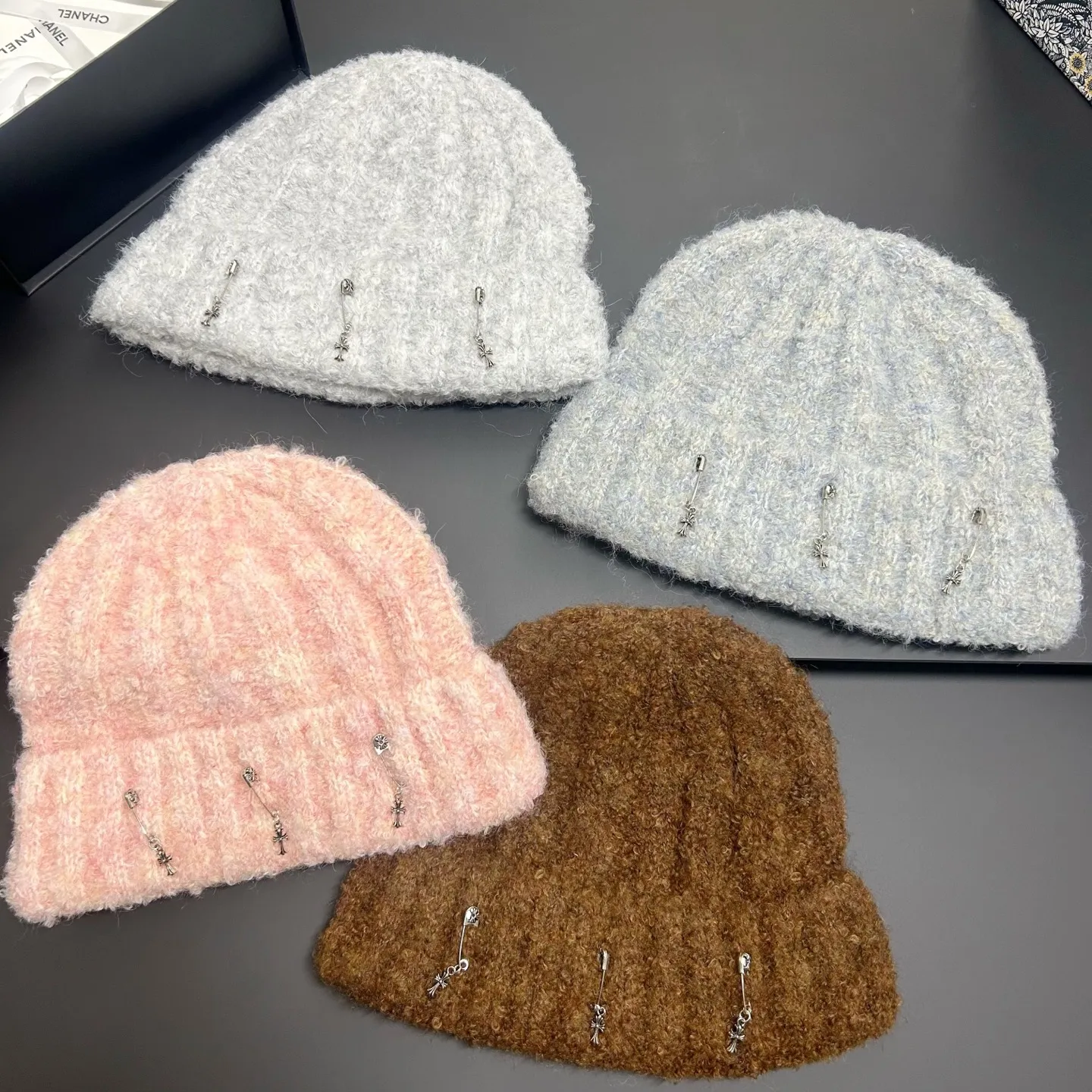 New Croix heart knitted hat 12 colors